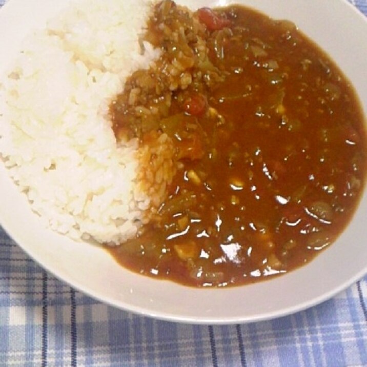 簡単！トマト缶deカレーライス♪